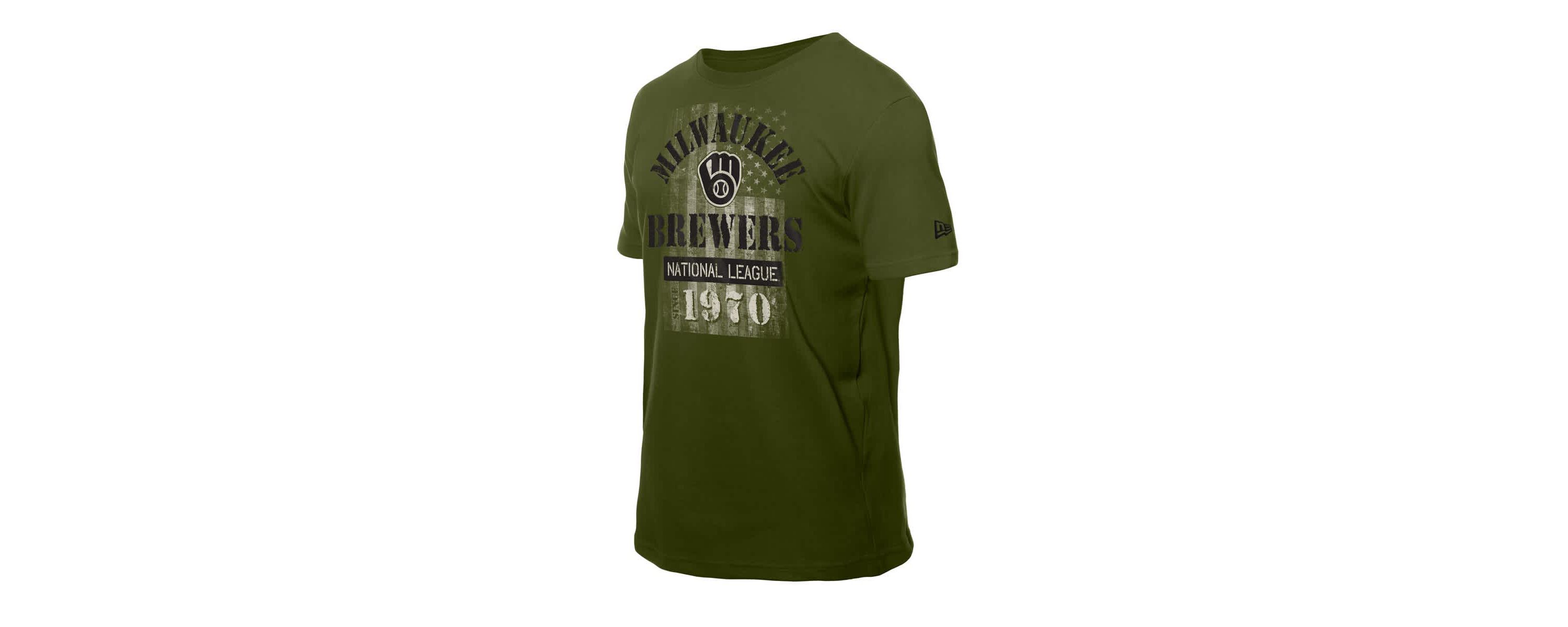 MLB Milwaukee Brewers Armed Forces T-Shirt