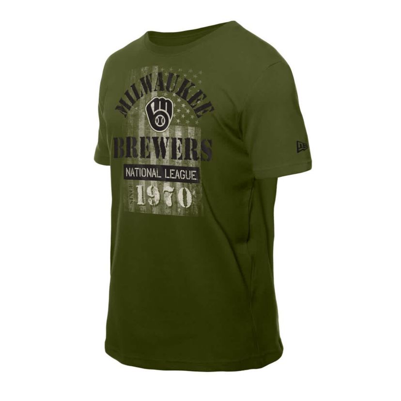 MLB Milwaukee Brewers Armed Forces T-Shirt