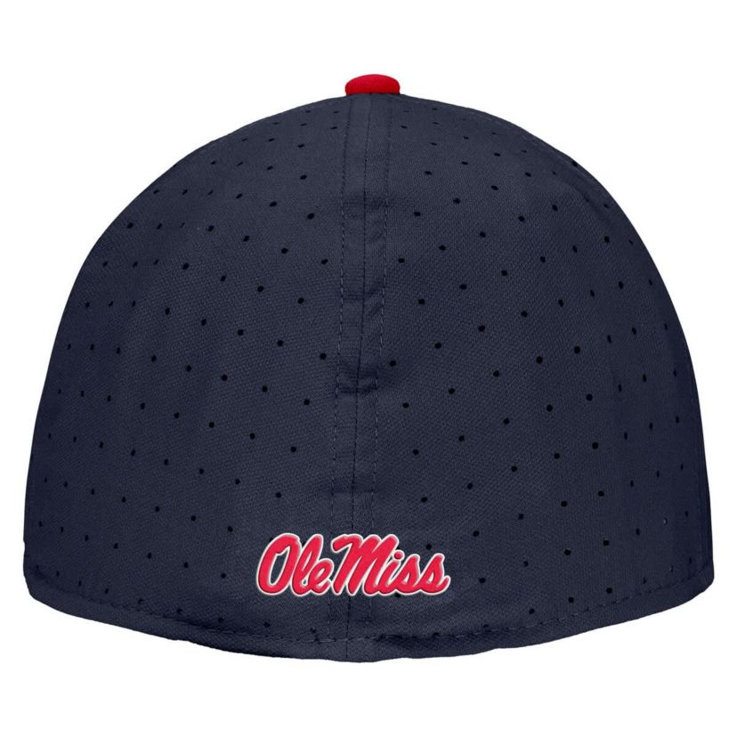 NCAA Nike Ole Miss Rebels 2025 On-Field True Performance Baseball Fitted Hat