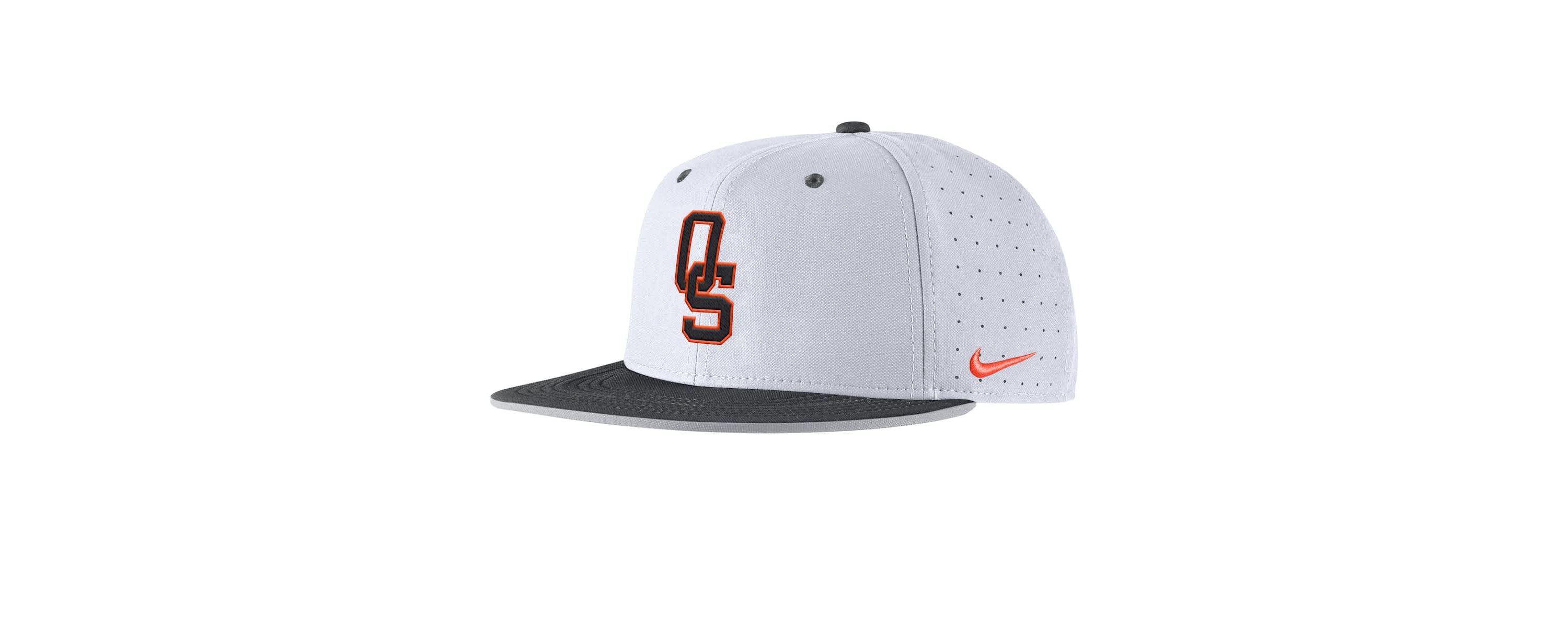 NCAA Nike Oklahoma State Cowboys 2025 On-Field True Performance Baseball Fitted Hat