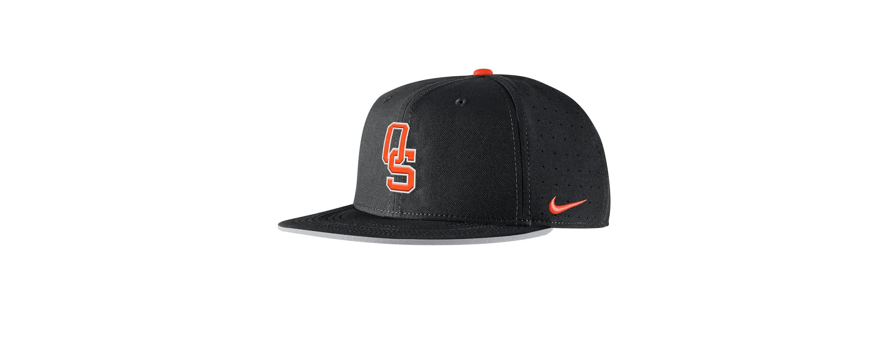 NCAA Nike Oklahoma State Cowboys 2025 On-Field True Performance Baseball Fitted Hat