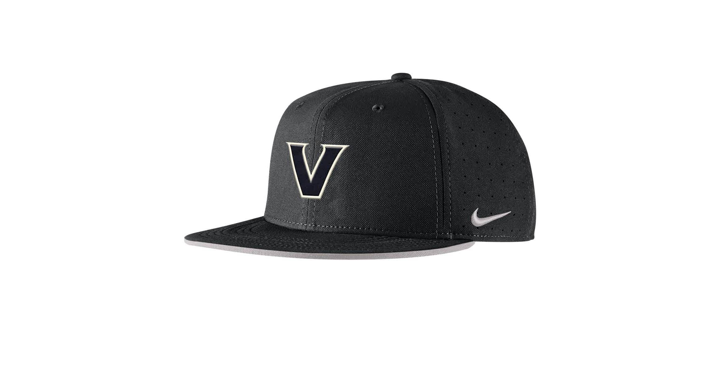 NCAA Nike Vanderbilt Commodores 2025 On-Field True Performance Baseball Fitted Hat