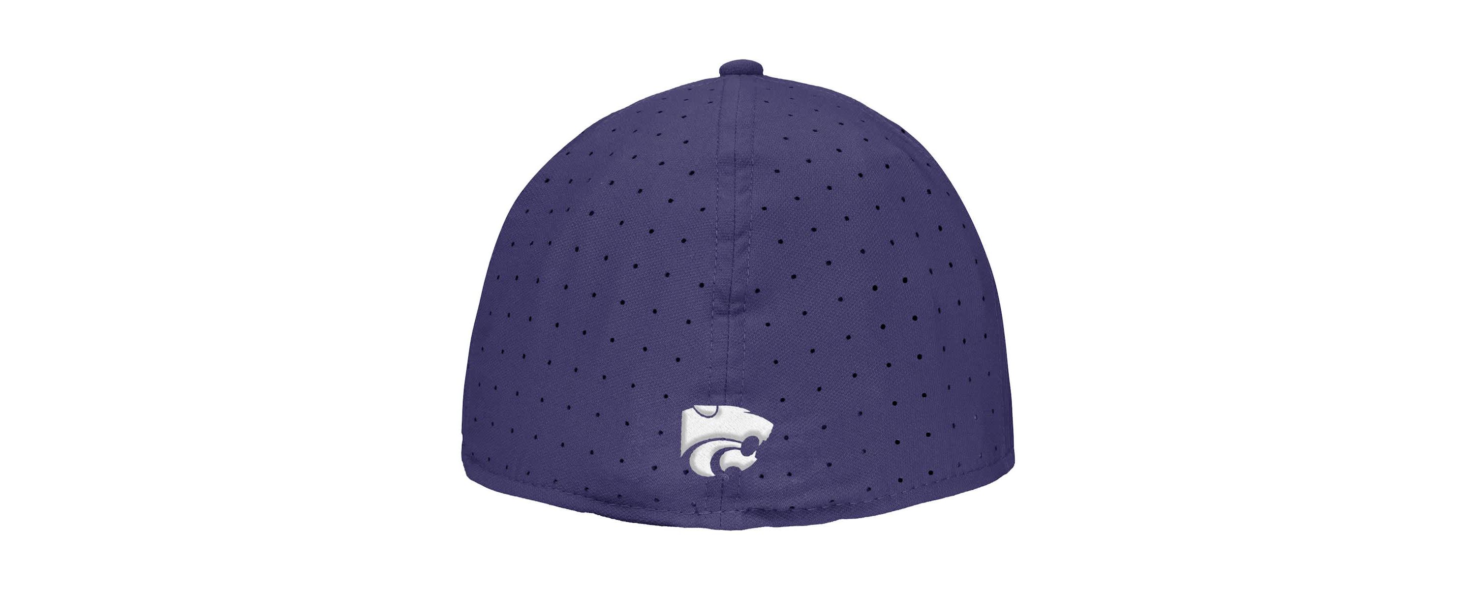 NCAA Nike Kansas State Wildcats 2025 On-Field True Performance Baseball Fitted Hat