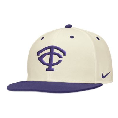 Men's NCAA Nike TCU Horned Frogs On-Field Baseball Performance Fitted Hat, 7