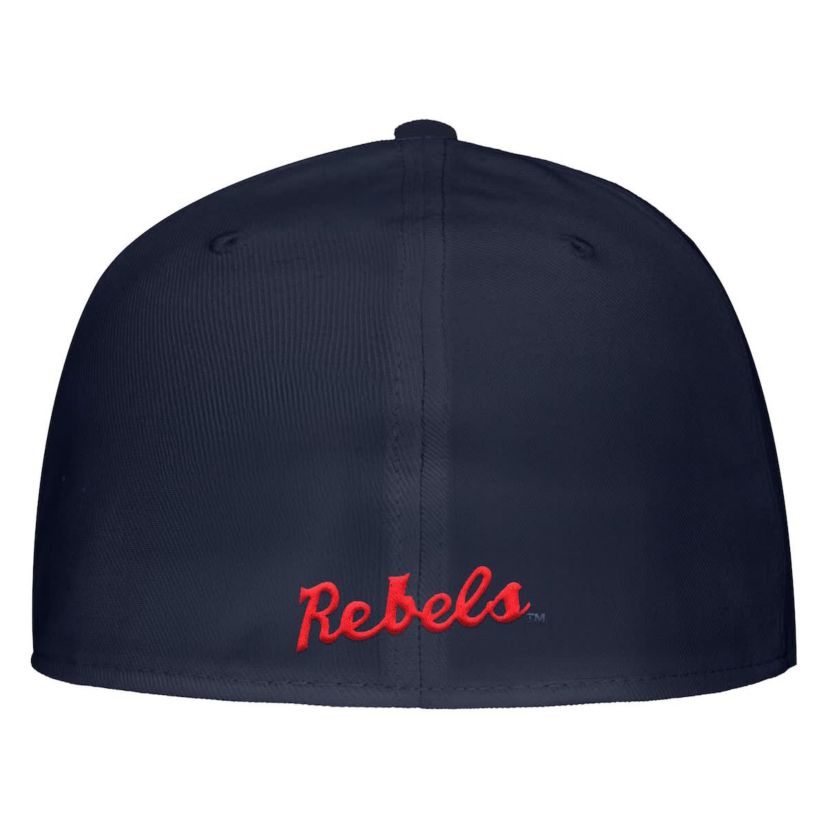 NCAA Nike Ole Miss Rebels On-Field Baseball Performance Fitted Hat