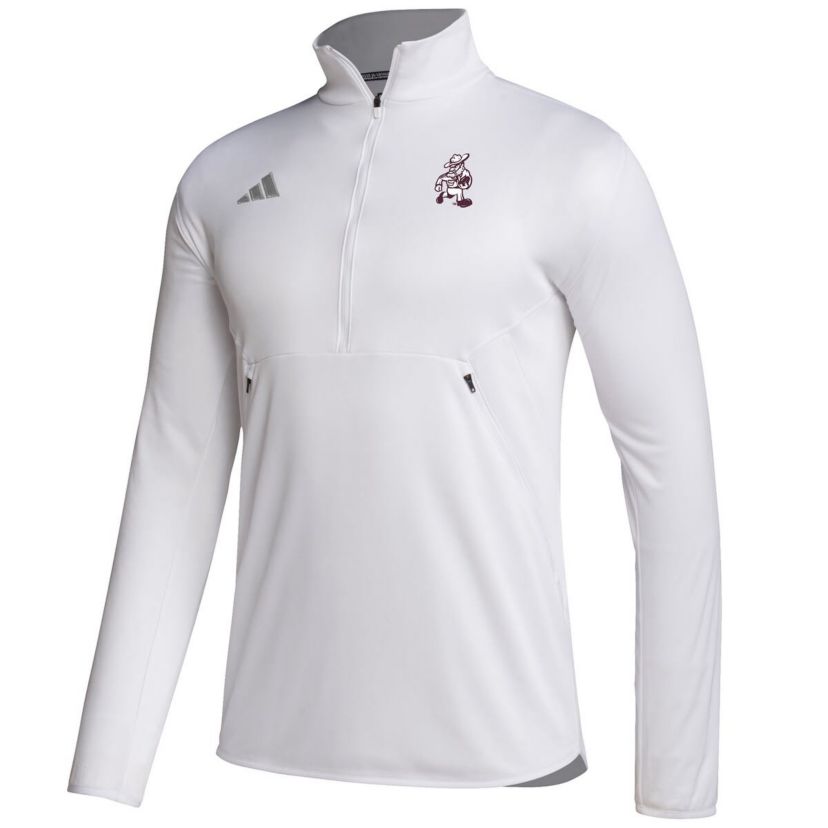 NCAA Texas A&M Aggies Ol Sarge Sideline Knit Quarter-Zip Pullover Top
