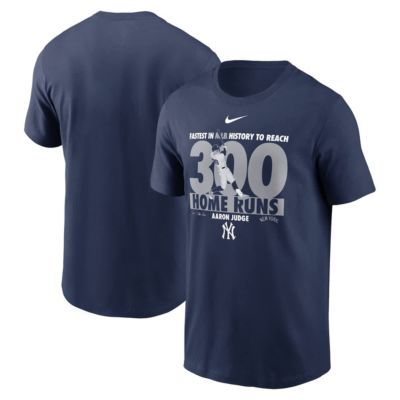 Men's MLB Nike Aaron Judge New York Yankees 300 Home Runs Milestone T-Shirt