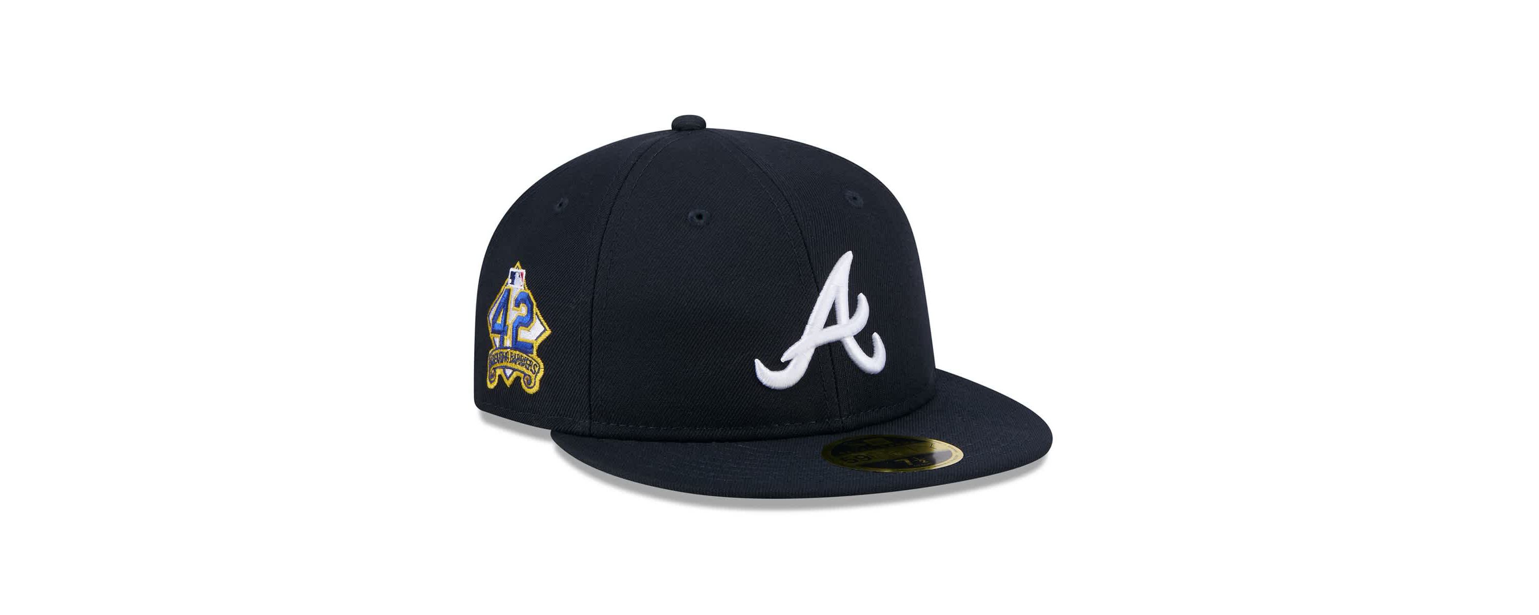 MLB Atlanta Braves 2025 Jackie Robinson Day Retro Crown 59FIFTY Unstructured Fitted Hat
