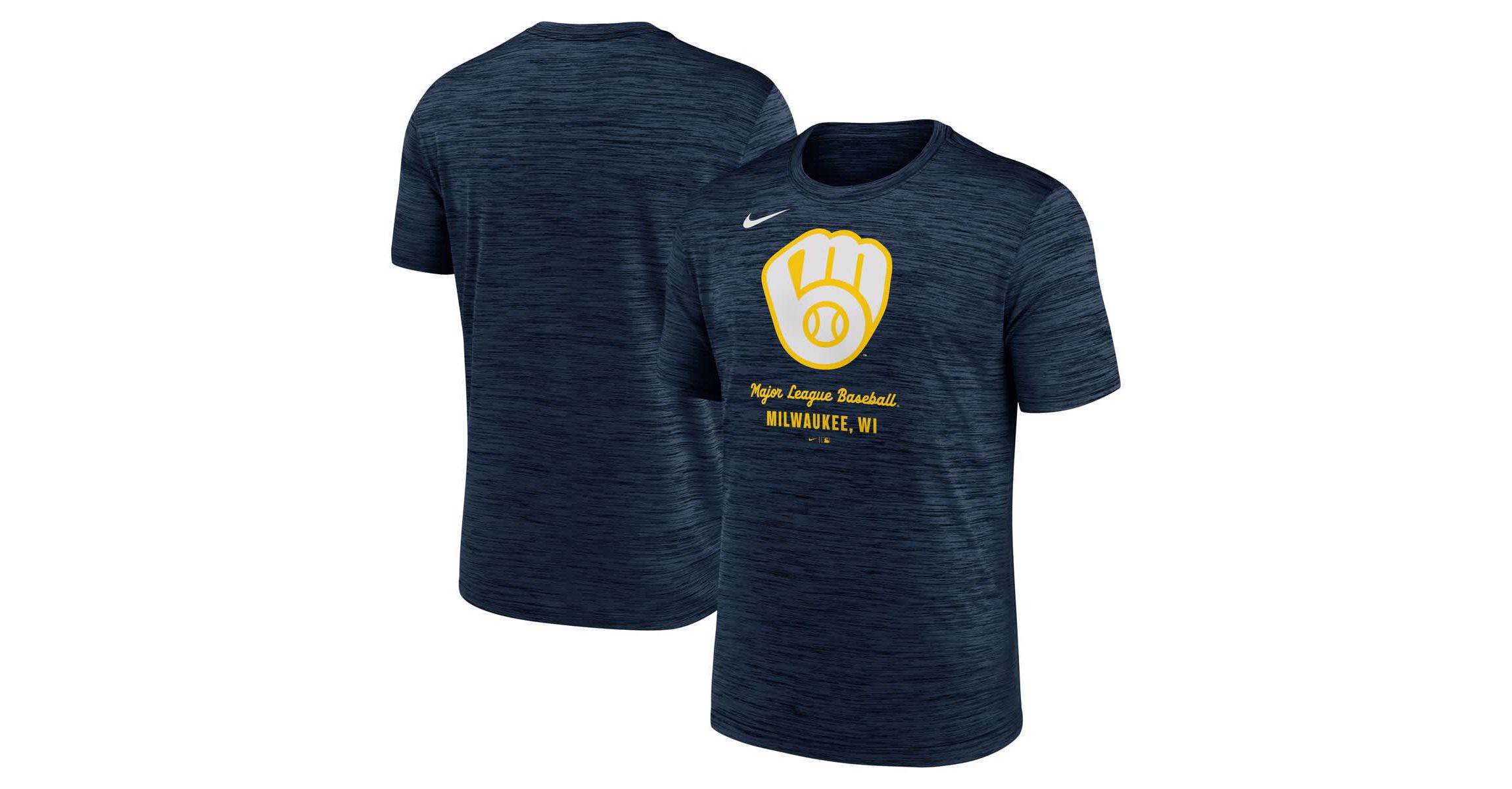 MLB Nike Milwaukee Brewers Velocity Dri-FIT T-Shirt