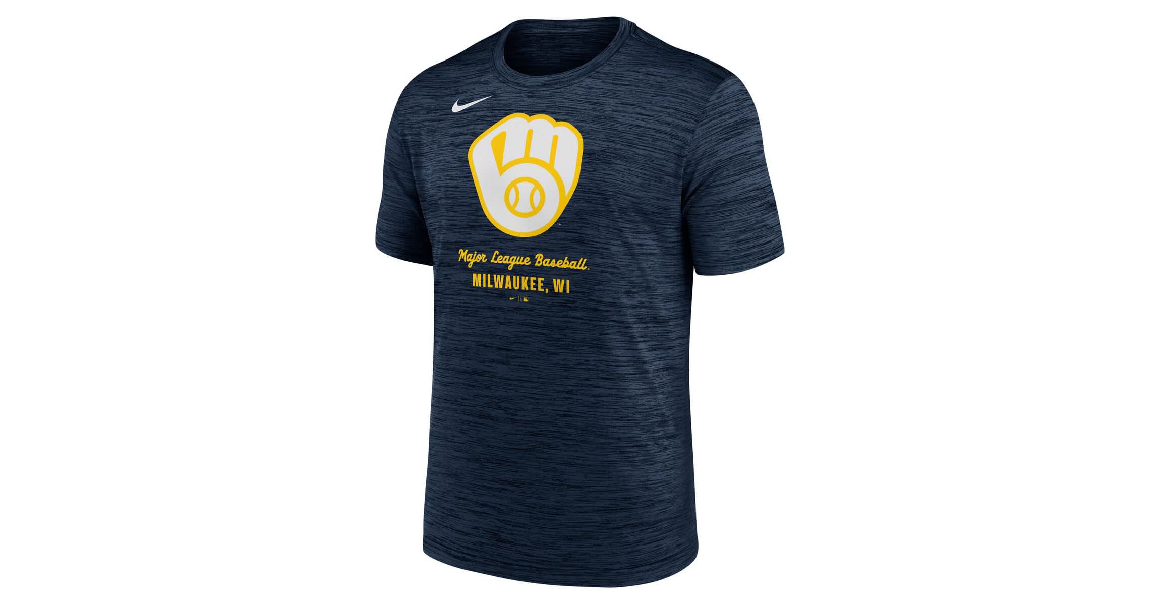 MLB Nike Milwaukee Brewers Velocity Dri-FIT T-Shirt