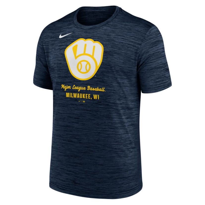 MLB Nike Milwaukee Brewers Velocity Dri-FIT T-Shirt
