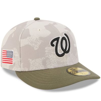 New Era Men's MLB Light Beige/Olive Washington Nationals 2025 Armed Forces Day 59FIFTY Fitted Hat