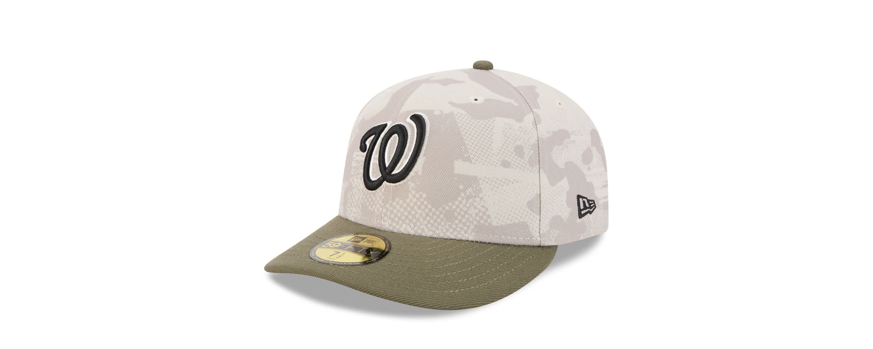 MLB Light Beige/Olive Washington Nationals 2025 Armed Forces Day 59FIFTY Fitted Hat