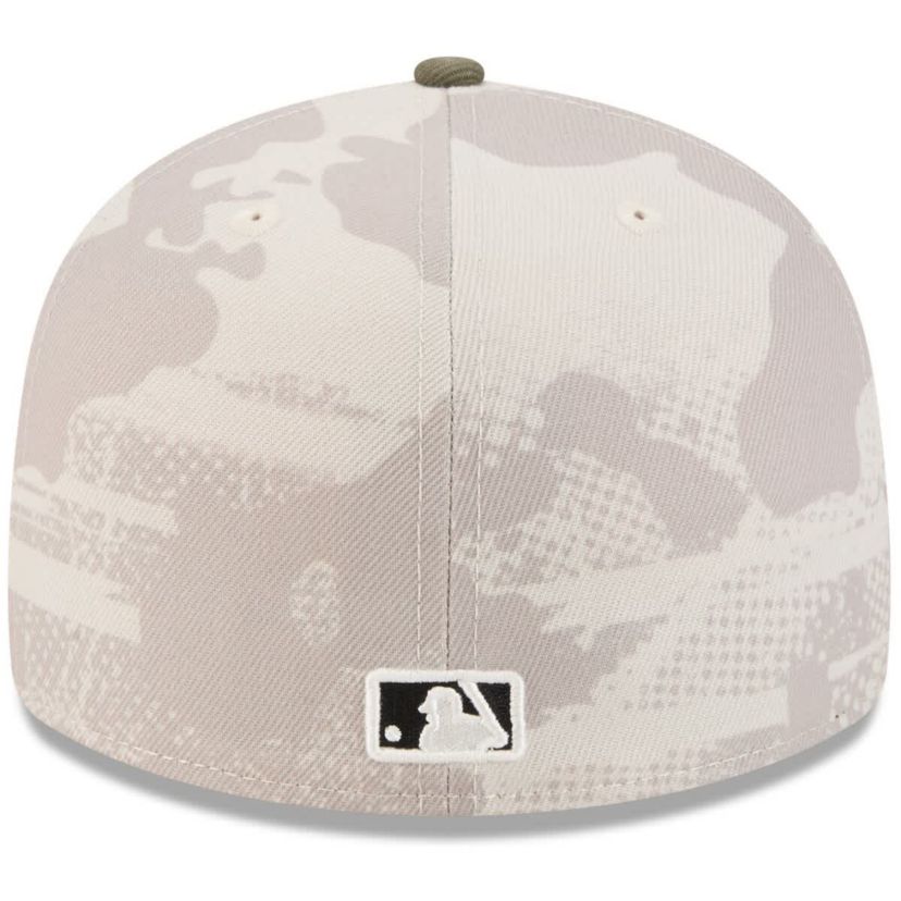 MLB Light Beige/Olive Washington Nationals 2025 Armed Forces Day 59FIFTY Fitted Hat