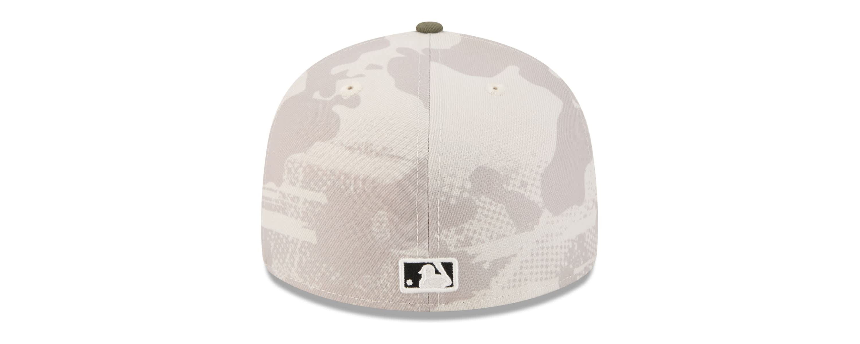 MLB Light Beige/Olive Texas Rangers 2025 Armed Forces Day 59FIFTY Fitted Hat
