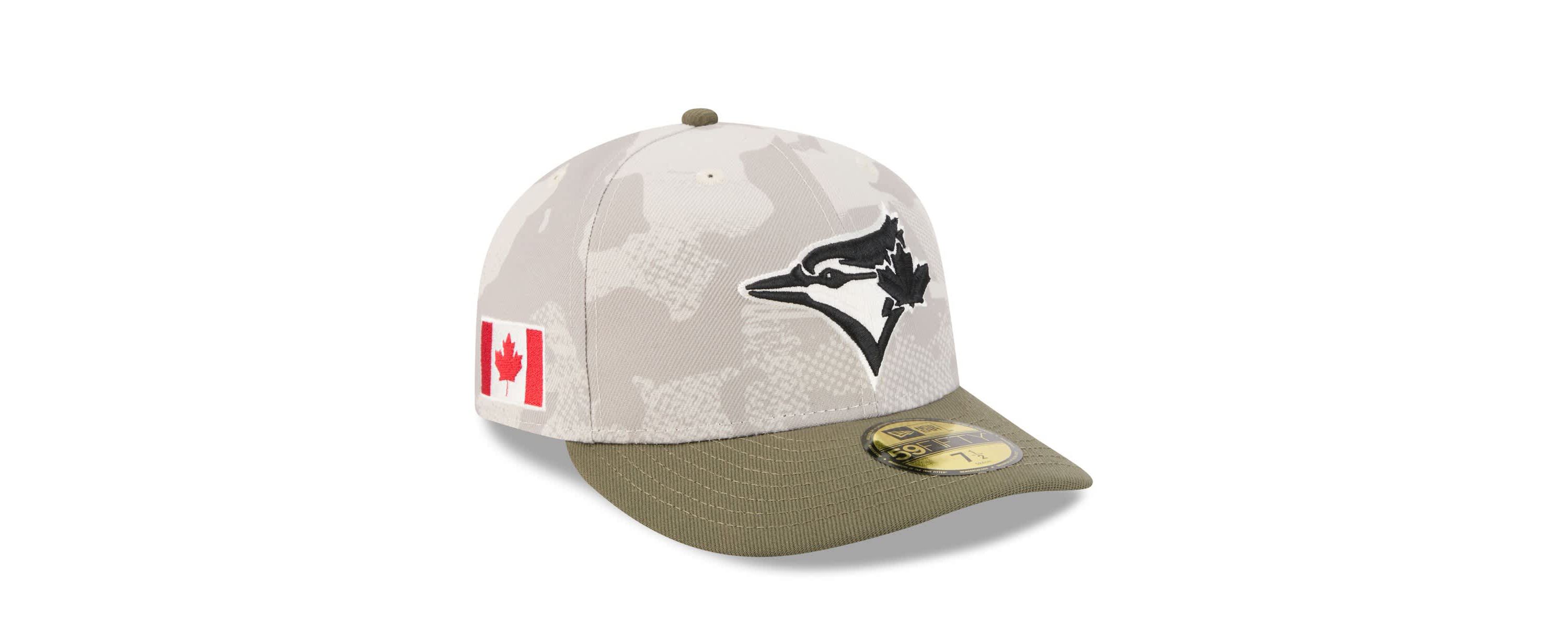 Toronto Blue Jays MLB Light Beige/Olive Toronto Jays 2025 Armed Forces Day 59FIFTY Fitted Hat