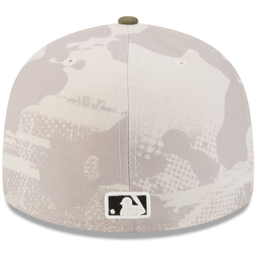 MLB Light Beige/Olive Kansas City Royals 2025 Armed Forces Day 59FIFTY Fitted Hat