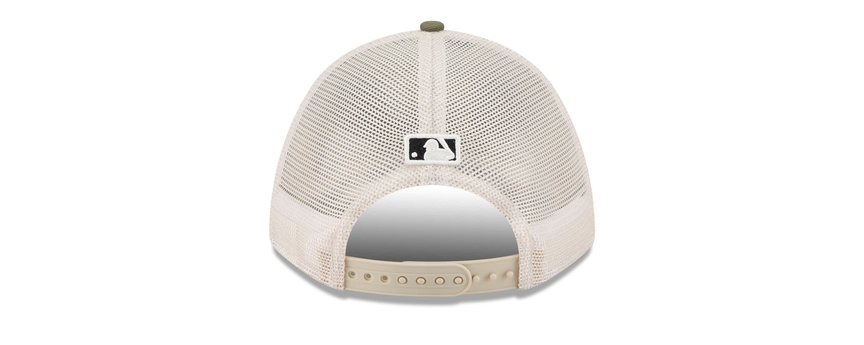 MLB Light Beige/Olive Tampa Bay Rays 2025 Armed Forces Day 9FORTY M-Crown A-Frame Adjustable Hat