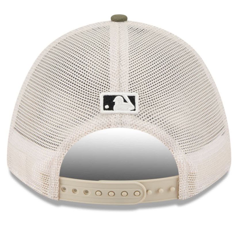 MLB Light Beige/Olive Tampa Bay Rays 2025 Armed Forces Day 9FORTY M-Crown A-Frame Adjustable Hat
