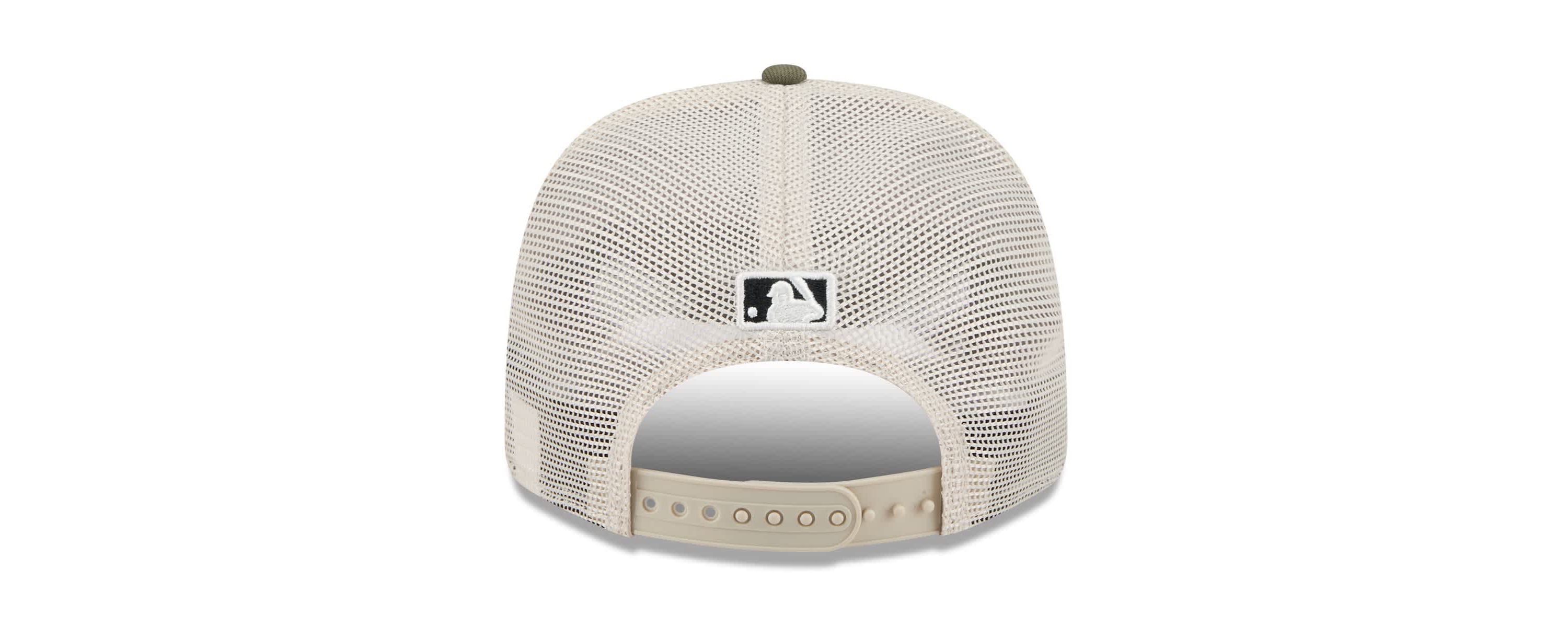 Oakland Athletics MLB Light Beige/Olive Athletics 2025 Armed Forces Day 9SEVENTY Stretch-Snap Hat