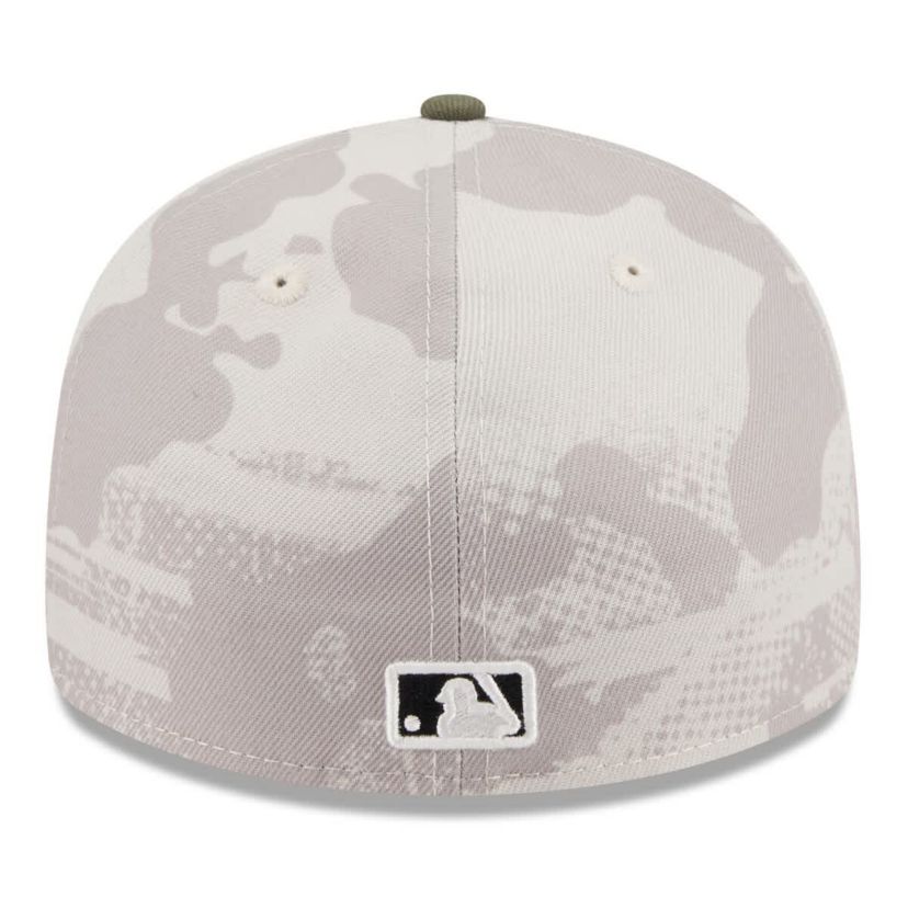 MLB Light Beige/Olive Washington Nationals 2025 Armed Forces Day Low 59FIFTY Fitted Hat