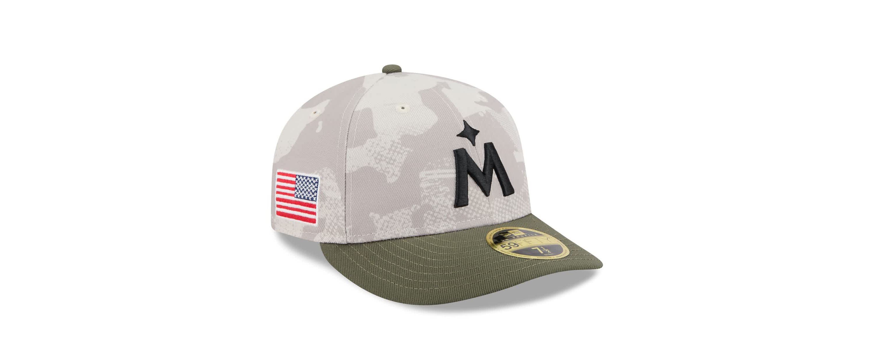 MLB Light Beige/Olive Minnesota Twins 2025 Armed Forces Day Low 59FIFTY Fitted Hat