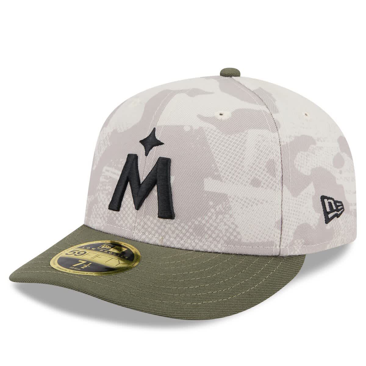 MLB Light Beige/Olive Minnesota Twins 2025 Armed Forces Day Low 59FIFTY Fitted Hat