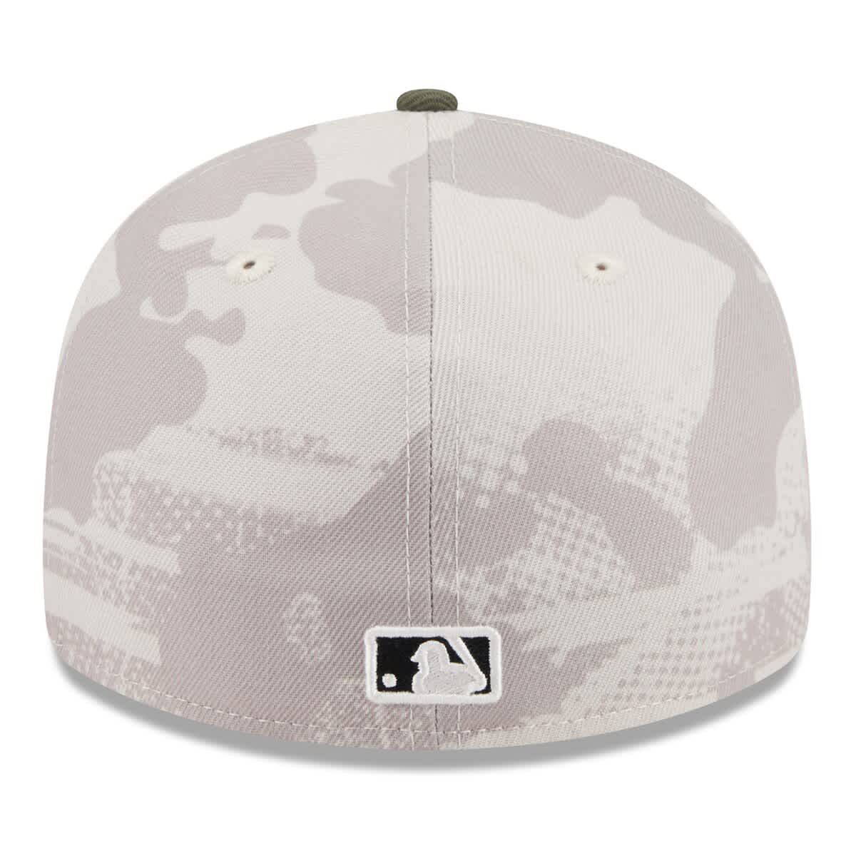 MLB Light Beige/Olive Minnesota Twins 2025 Armed Forces Day Low 59FIFTY Fitted Hat