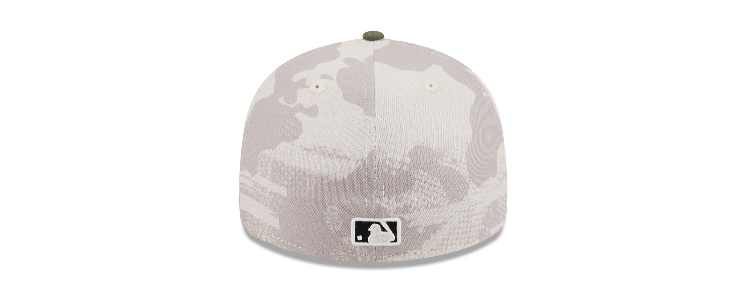 MLB Light Beige/Olive Pittsburgh Pirates 2025 Armed Forces Day Low 59FIFTY Fitted Hat