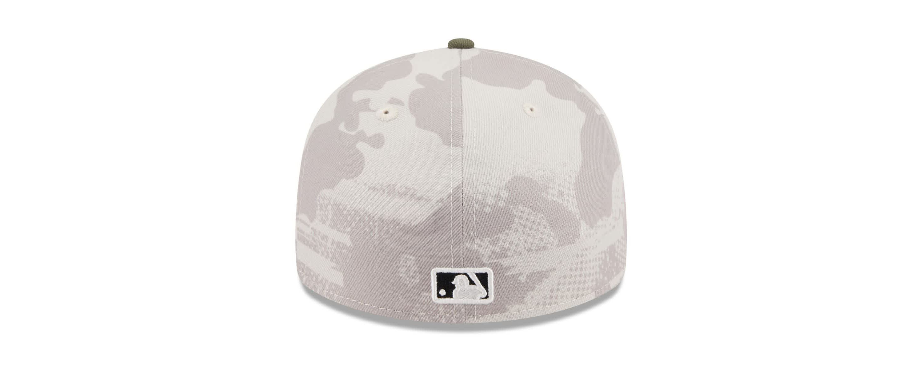 MLB Light Beige/Olive San Francisco Giants 2025 Armed Forces Day Low 59FIFTY Fitted Hat