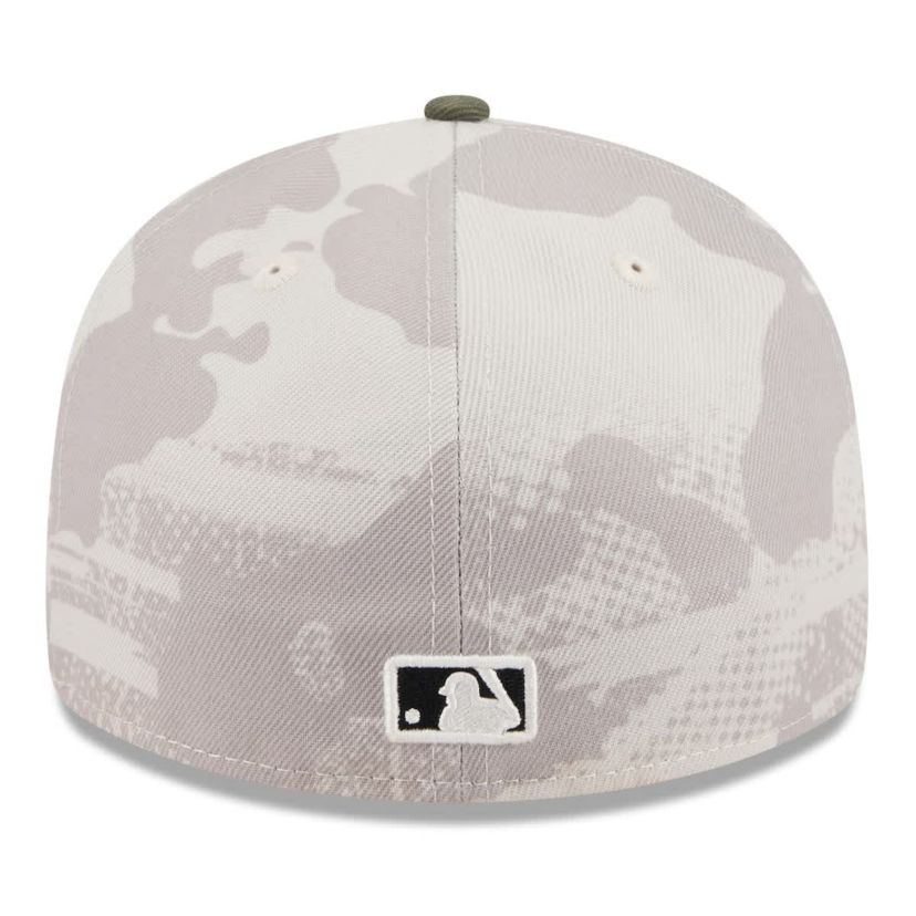 MLB Light Beige/Olive Seattle Mariners 2025 Armed Forces Day Low 59FIFTY Fitted Hat