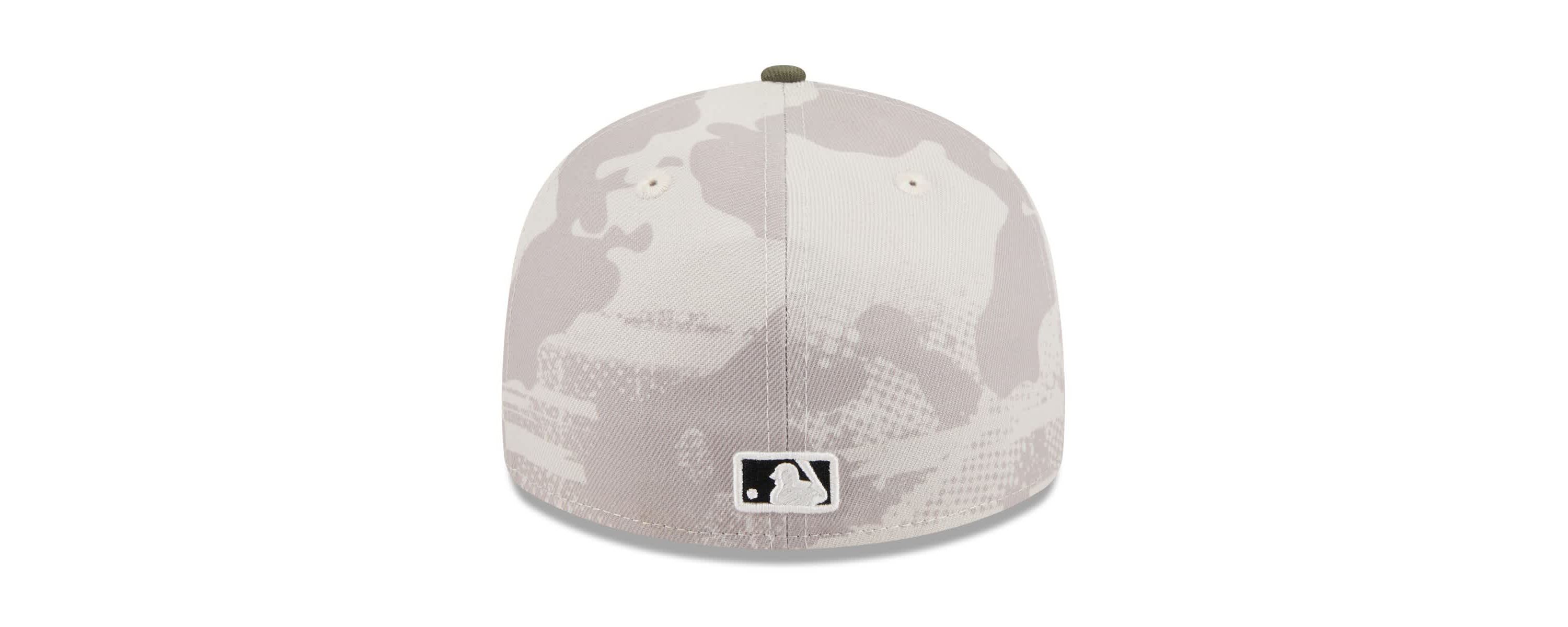 MLB Light Beige/Olive Texas Rangers 2025 Armed Forces Day Low 59FIFTY Fitted Hat