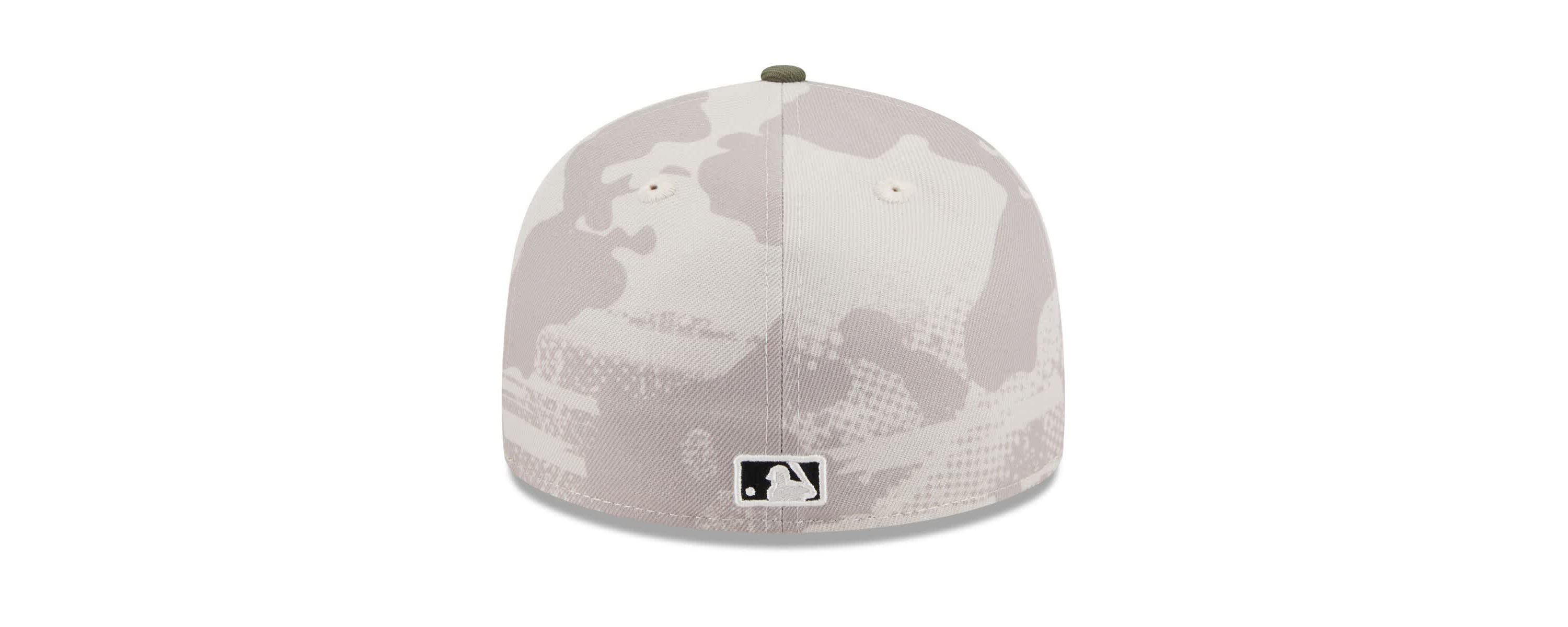 MLB Light Beige/Olive Cincinnati Reds 2025 Armed Forces Day Low 59FIFTY Fitted Hat