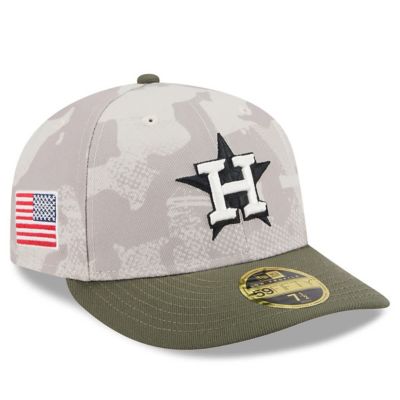 New Era Men's MLB Light Beige/Olive Houston Astros 2025 Armed Forces Day Low 59FIFTY Fitted Hat