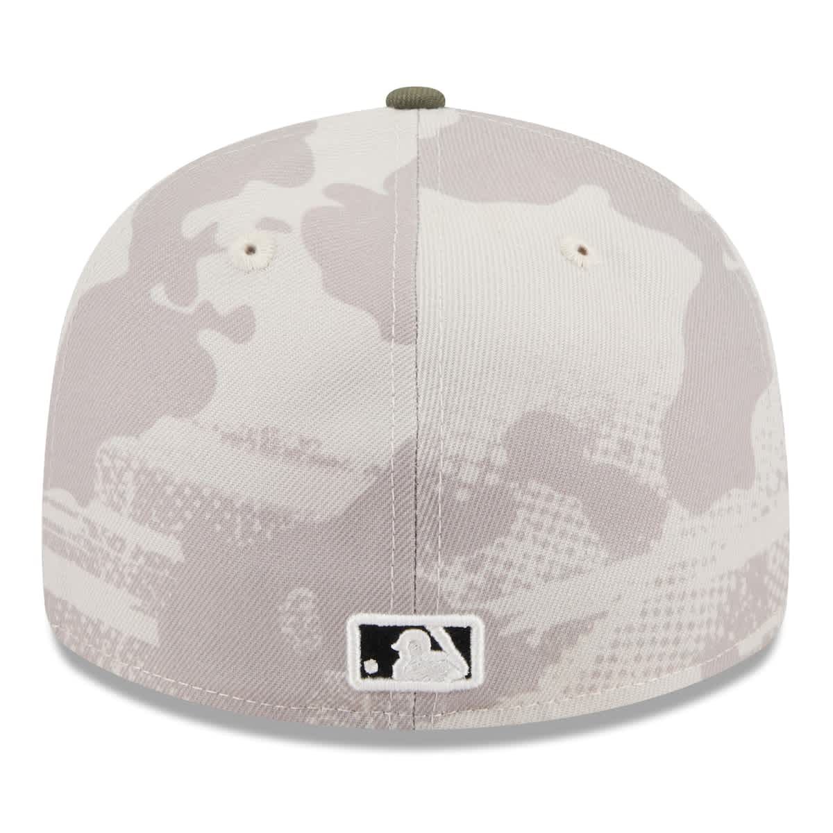 MLB Light Beige/Olive Kansas City Royals 2025 Armed Forces Day Low 59FIFTY Fitted Hat