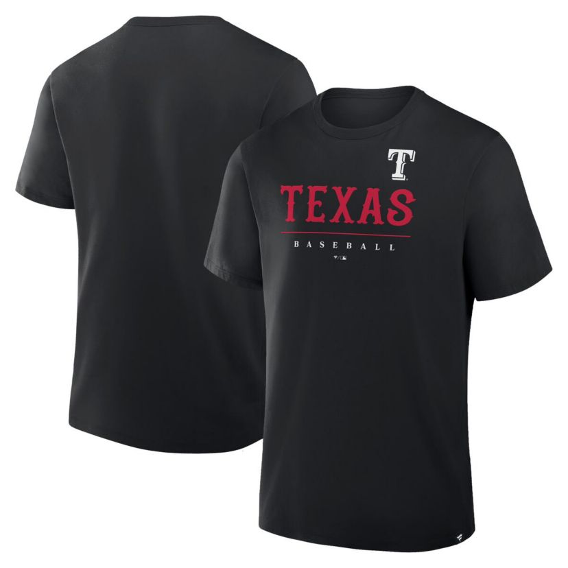 MLB Fanatics Texas Rangers Color Pop Legacy Clubhouse T-Shirt