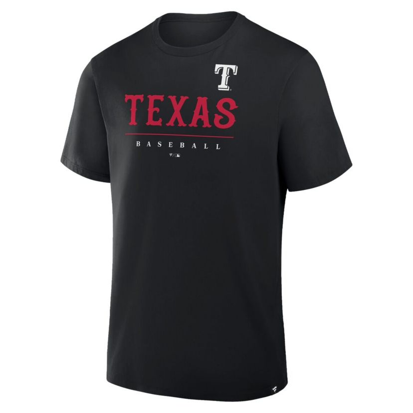 MLB Fanatics Texas Rangers Color Pop Legacy Clubhouse T-Shirt