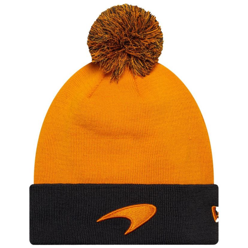 Formula 1 McLaren F1 Team Sustainable Cuffed Knit Hat with Pom