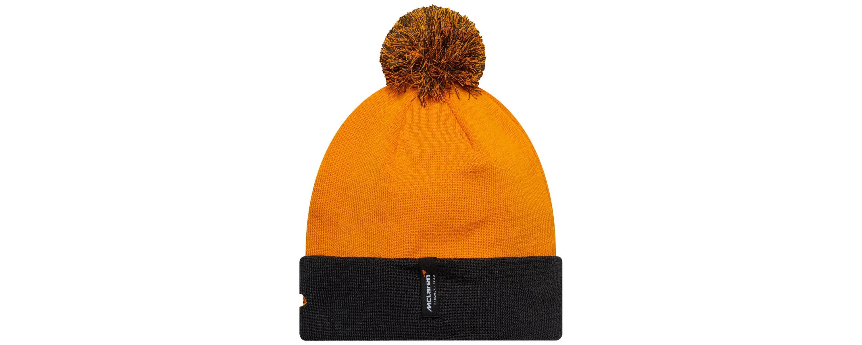 Formula 1 McLaren F1 Team Sustainable Cuffed Knit Hat with Pom