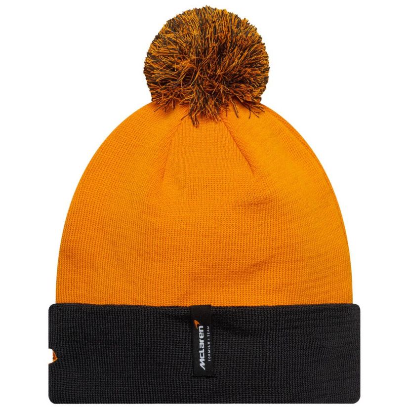 Formula 1 McLaren F1 Team Sustainable Cuffed Knit Hat with Pom