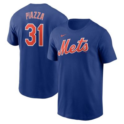 Men's MLB Nike Mike Piazza New York Mets Fuse Name & Number T-Shirt
