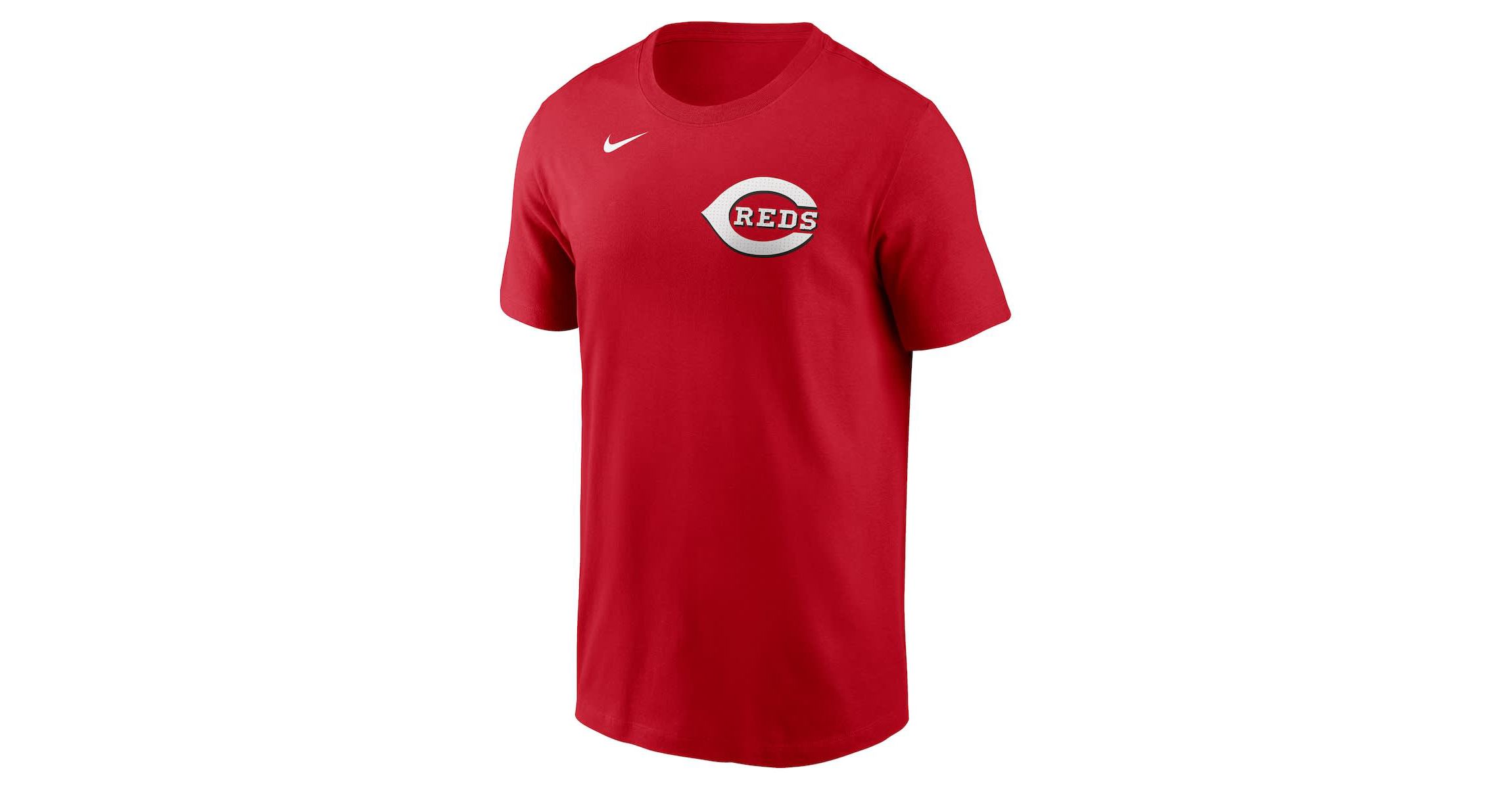 MLB Nike Elly De La Cruz Cincinnati Reds Fuse Name & Number T-Shirt