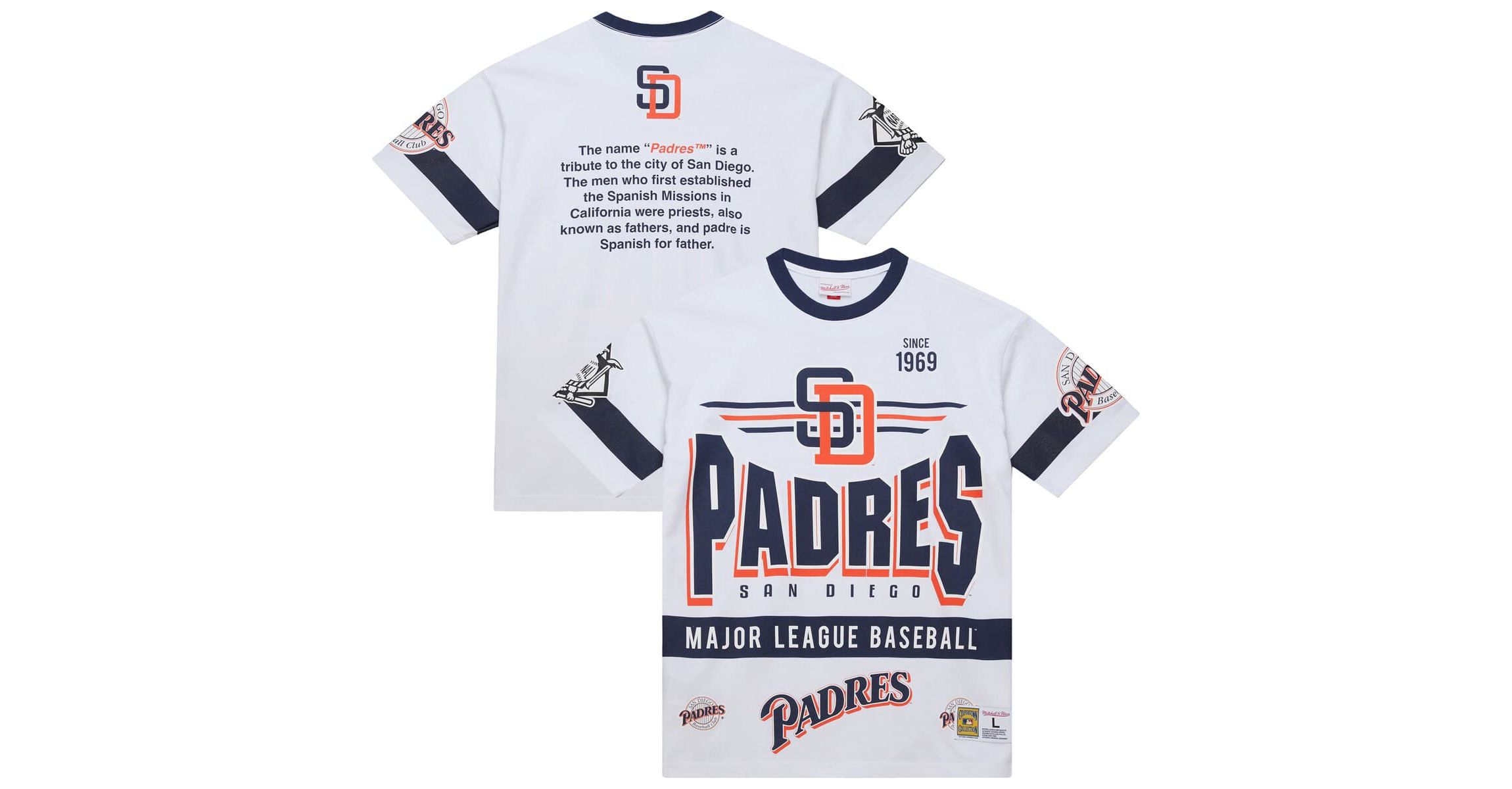 MLB San Diego Padres Cooperstown Collection Team Origins Premium T-Shirt