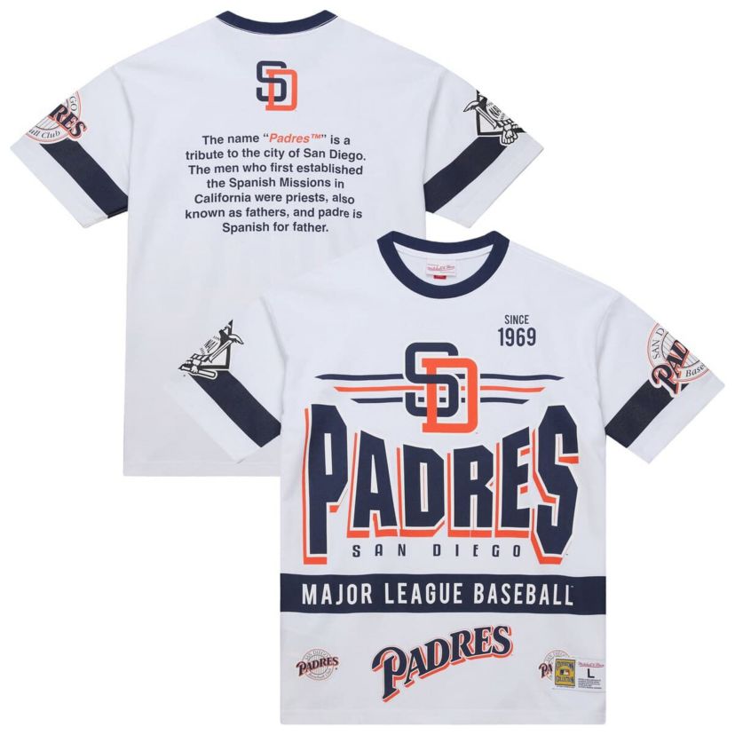 MLB San Diego Padres Cooperstown Collection Team Origins Premium T-Shirt