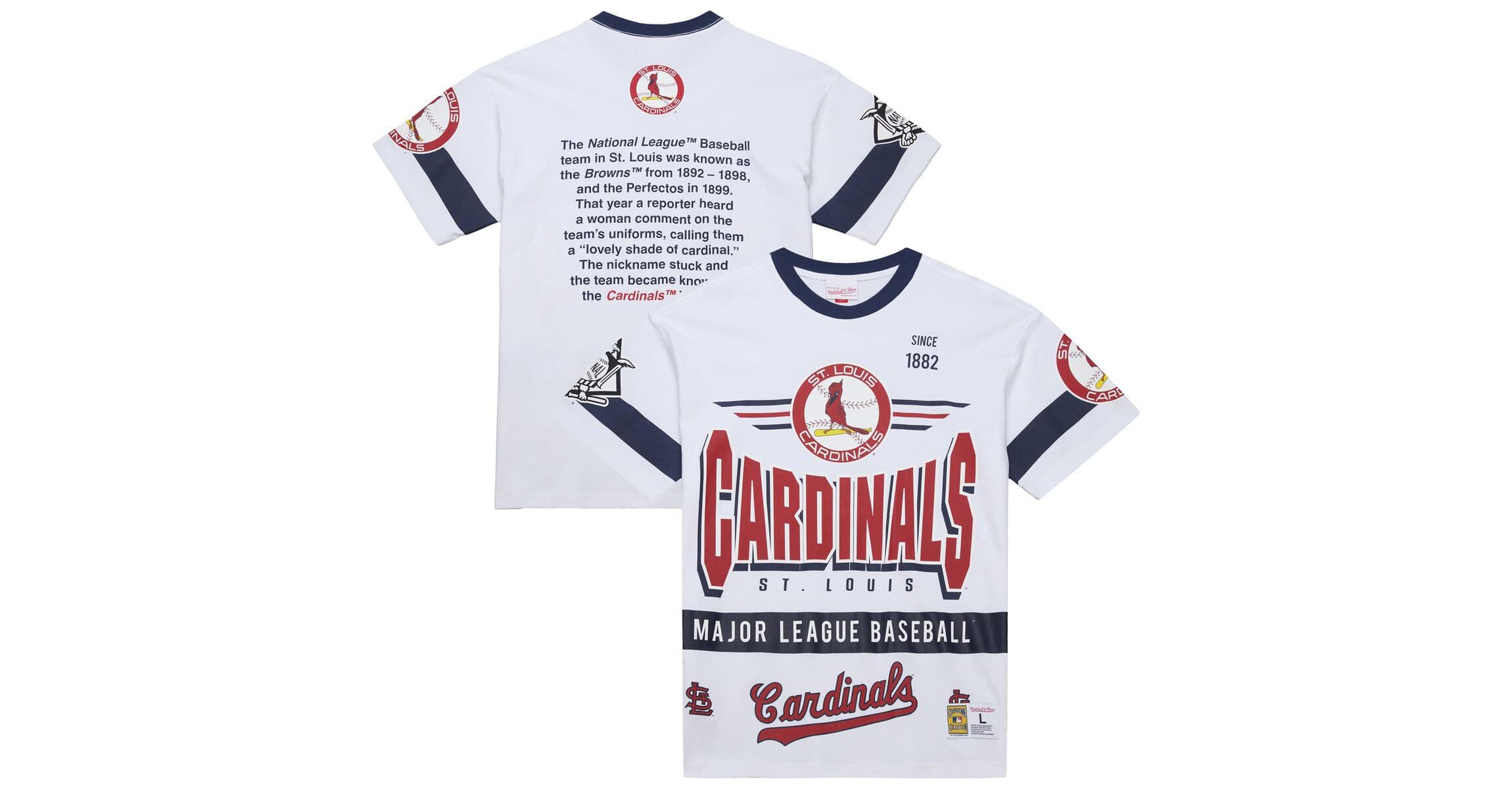 MLB St. Louis Cardinals Cooperstown Collection Team Origins Premium T-Shirt