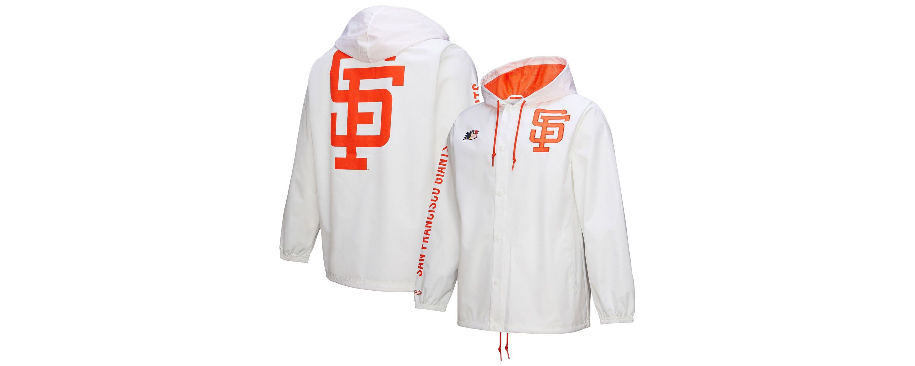 MLB San Francisco Giants Vintage Full-Snap Hooded Coaches Jacket