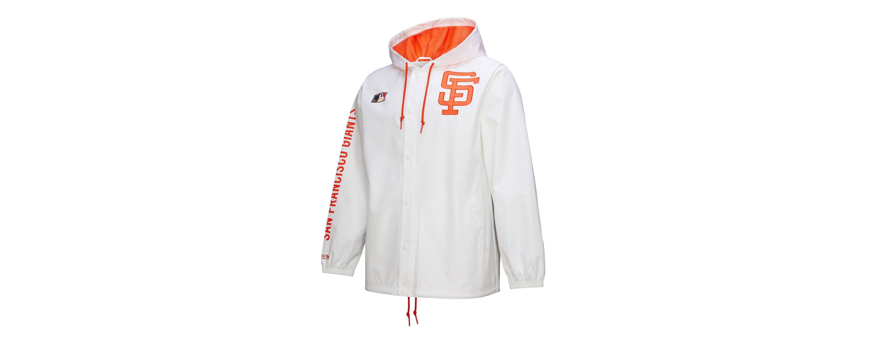 MLB San Francisco Giants Vintage Full-Snap Hooded Coaches Jacket