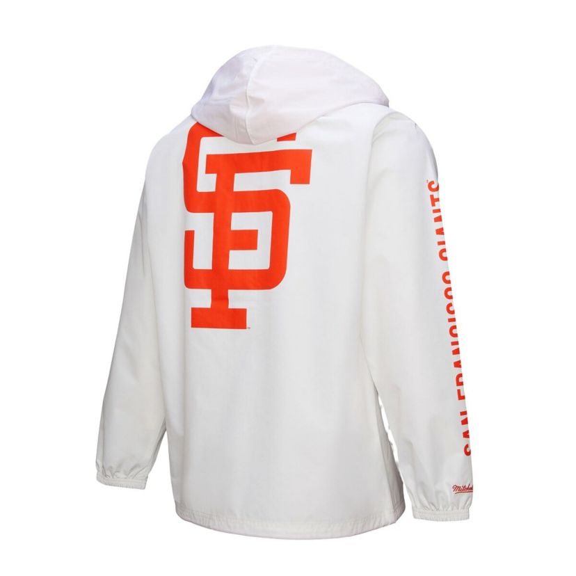 MLB San Francisco Giants Vintage Full-Snap Hooded Coaches Jacket