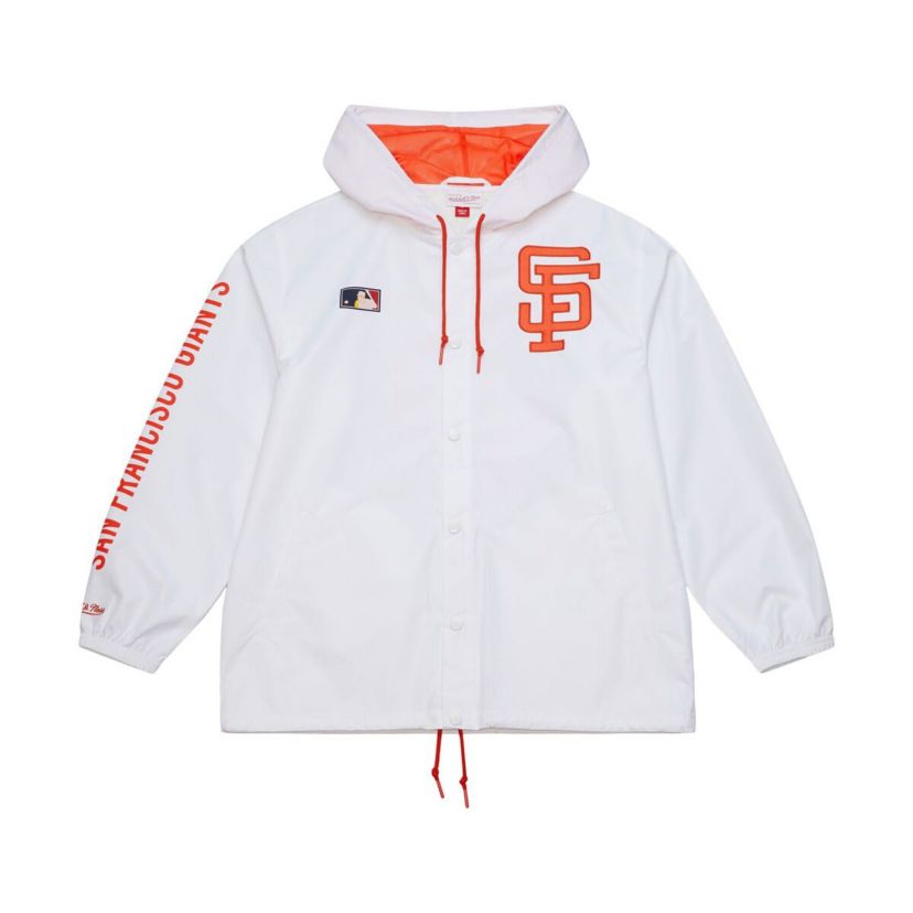 MLB San Francisco Giants Vintage Full-Snap Hooded Coaches Jacket