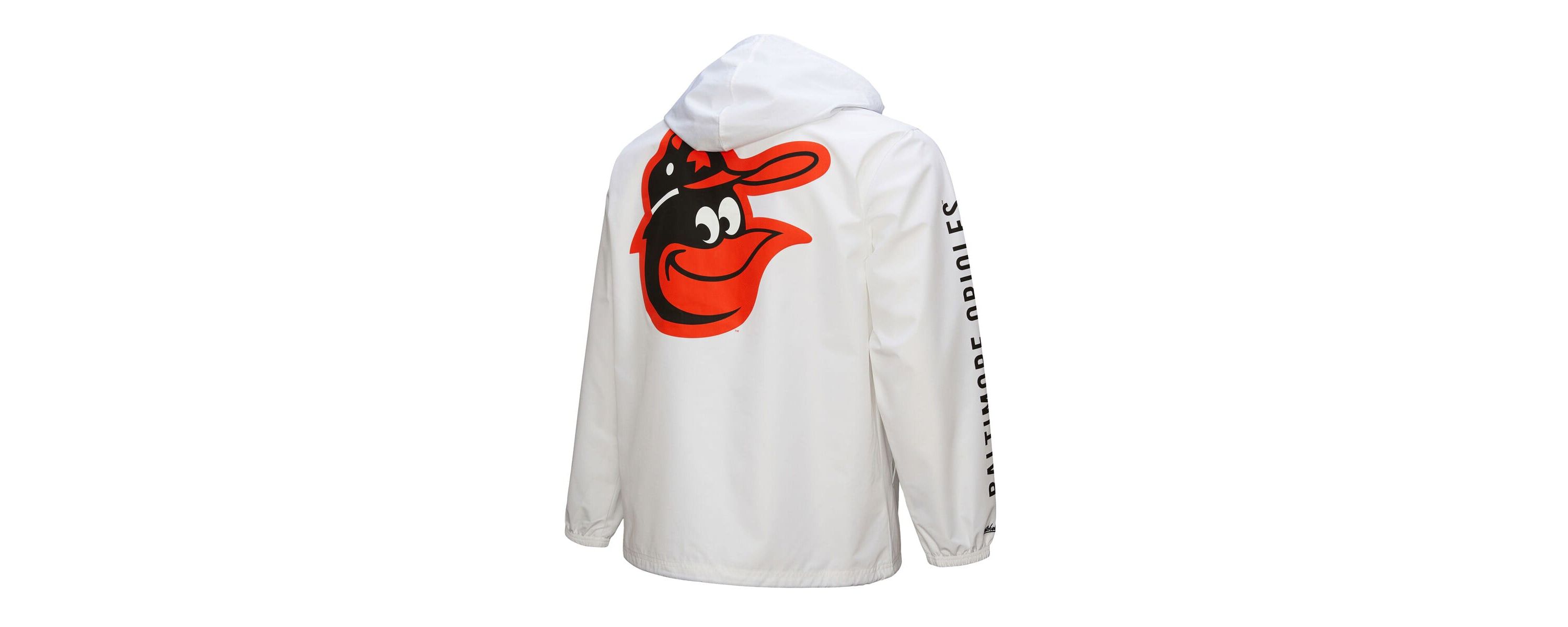 MLB Baltimore Orioles Vintage Full-Snap Hooded Coaches Jacket